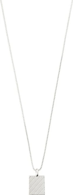 Pilgrim BLOSSOM Recycelte Halskette, Versilbert 10700058