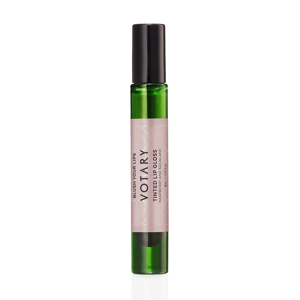 Votary Tinted Lip Gloss, Raspberry And Squalane - 8ml 10689579