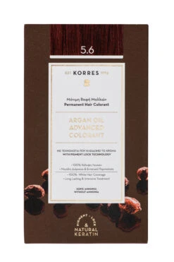 KORRES ARGAN OIL Hochentwickelte Haarcoloration Red Light Brown / Hellbraun Rot 5.6 10688419