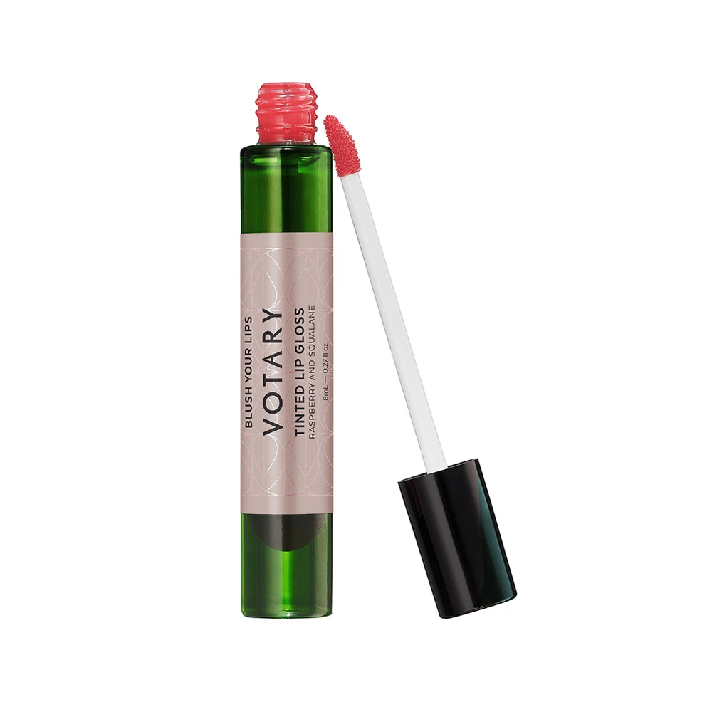 Votary Tinted Lip Gloss, Raspberry And Squalane - 8ml 10689579 – Bild 2