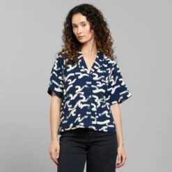 Dedicated Shirt Valje Brushed Waves 10689871