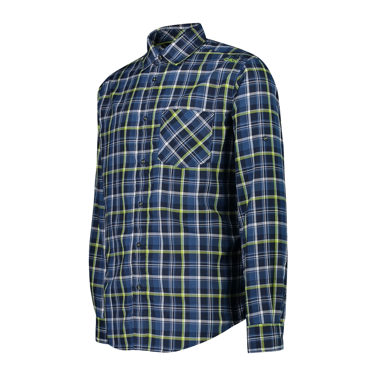 Campagnolo® Campagnolo Herren Langarm-Hemd Mit Karomuster 10683676 – Bild 2