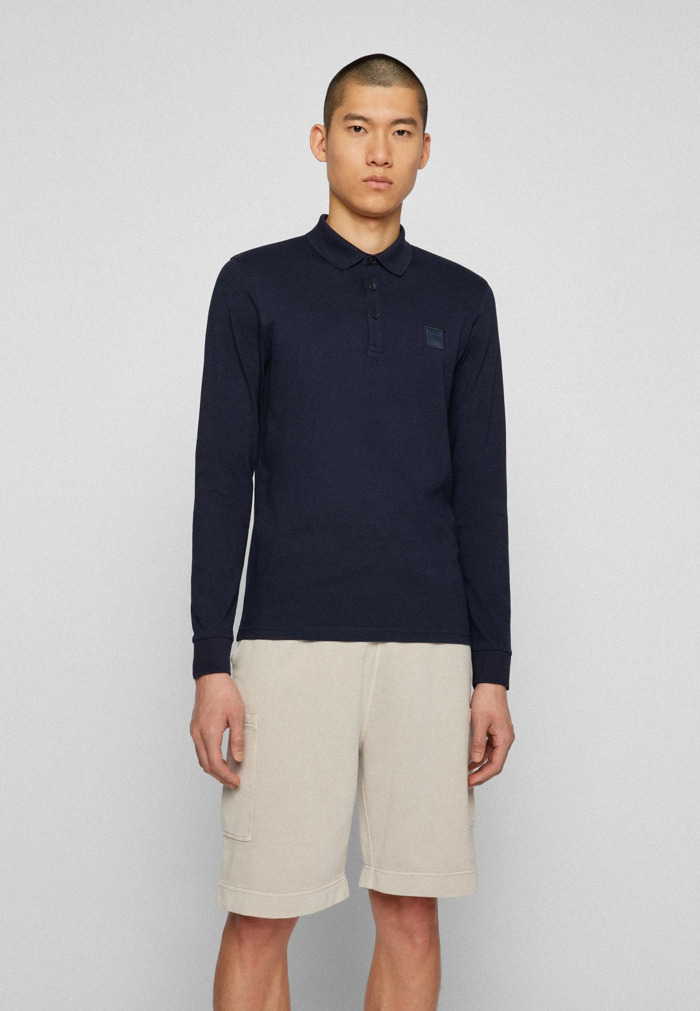 Boss Orange SLIM-FIT LONGSLEEVE-POLOSHIRT 10660228 – Bild 4