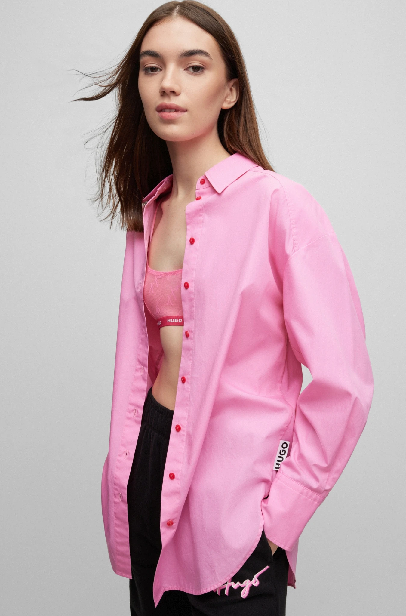 Hugo Oversized Bluse 10681152 – Bild 6