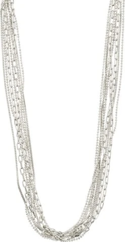 Pilgrim LILLY Halskette, Versilbert 10700197