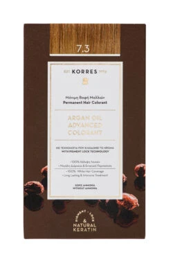 KORRES ARGAN OIL Hochentwickelte Haarcoloration Golden / Honey Blonde / Honigblond Gold 7.3 10688412