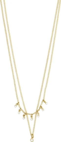 Pilgrim SIA Recycelte Halskette 2-in-1-Set, Vergoldet 10714435