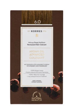 KORRES ARGAN OIL Hochentwickelte Haarcoloration Dark Blonde / Dunkelblond 6.0 10688410