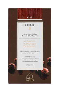 KORRES ARGAN OIL Hochentwickelte Haarcoloration Copper Dark Blonde / Dunkelblond Kupfer 6.4 10688431