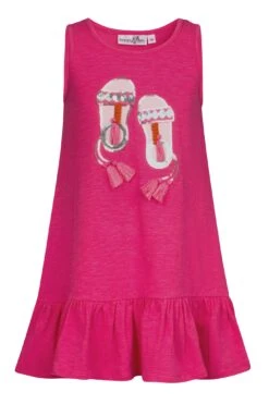 Happy Girls Kleid Mit Flip-Flop Applikation 10684998