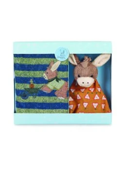 Sterntaler Baby Geschenk-Set Esel Emmilius Basilikumgrün 10647922