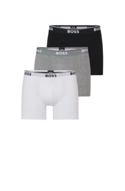Boss DREIER-PACK BOXERSHORTS AUS STRETCH-BAUMWOLLE MIT LOGOS 10679614