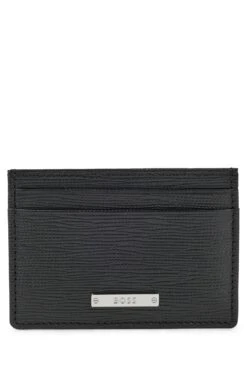 Boss KARTENETUI AUS ITALIENISCHEM LEDER MIT LOGO-APPLIKATION GalleryA_S Card 10682882