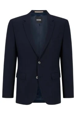 Boss EINREIHIGES JACKETT AUS WOLL-MIX 10665698