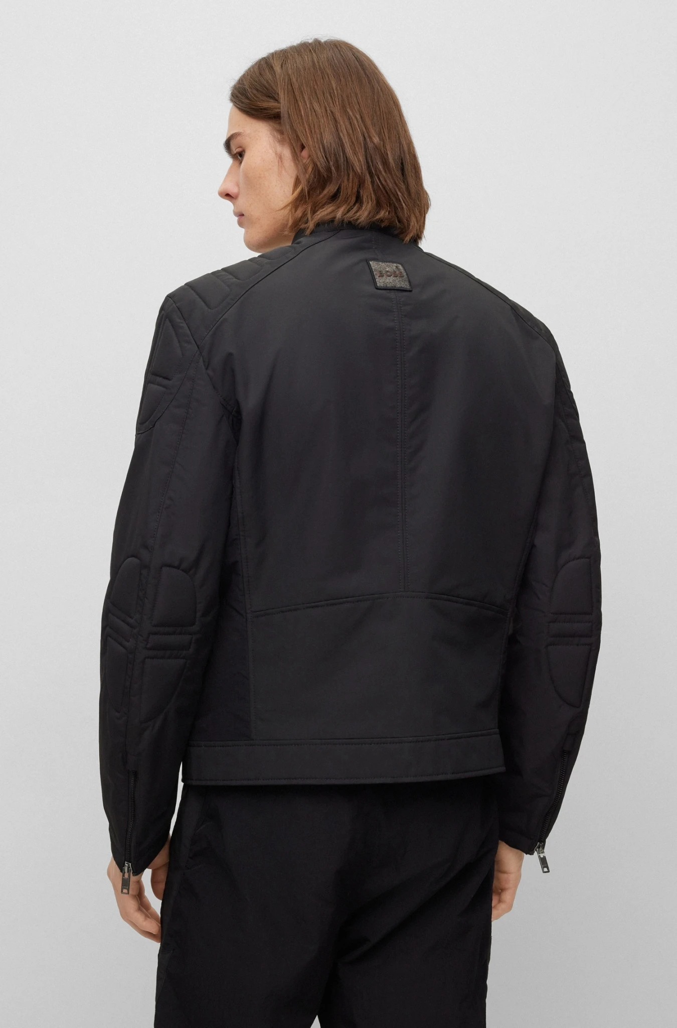 Boss Orange Bikerjacke Aus Wasserabweisendem Canvas 10706372 – Bild 4