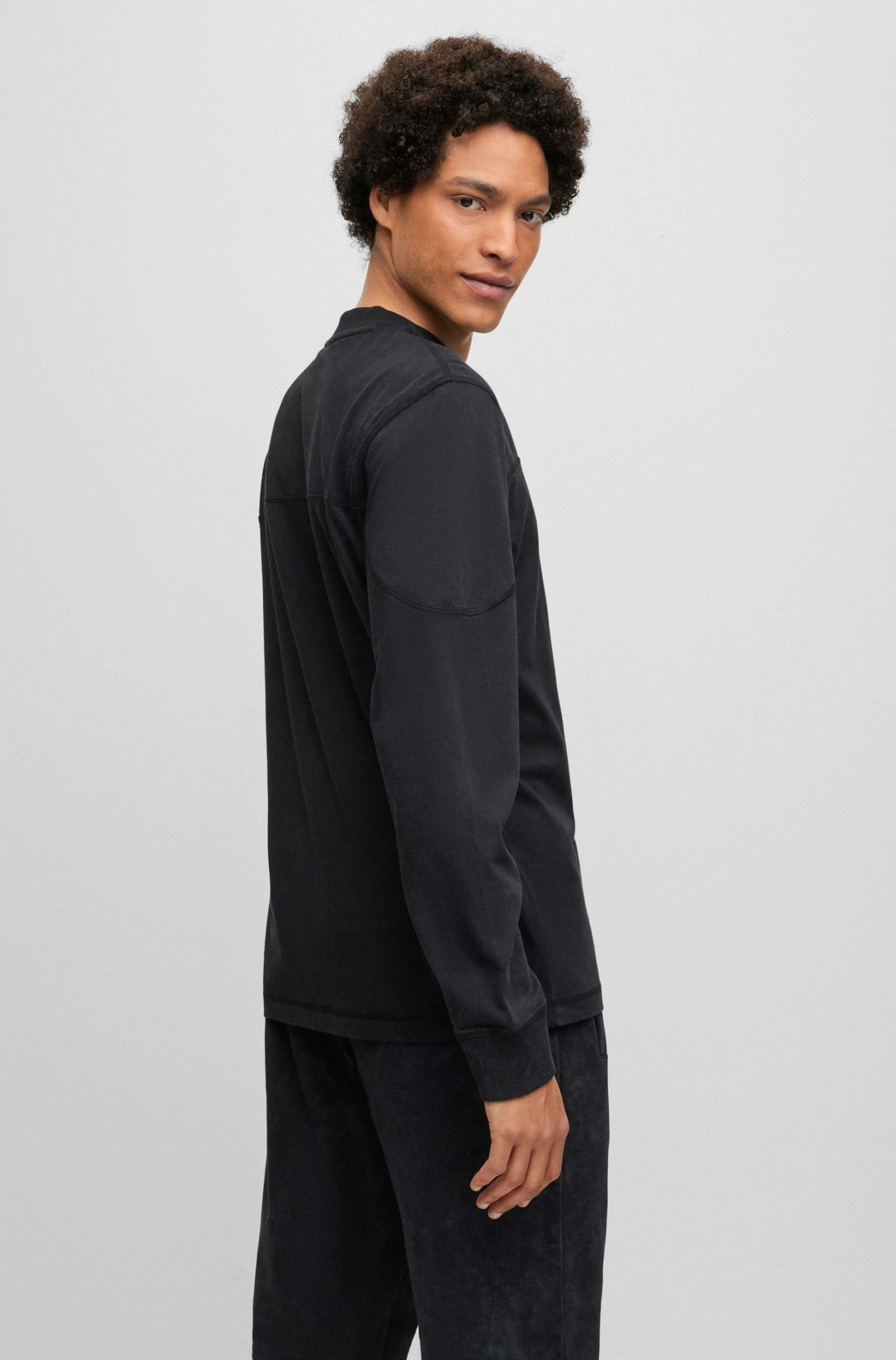 Boss Orange Relaxed-Fit Longsleeve Mit Rennsport-Details 10706367 – Bild 4