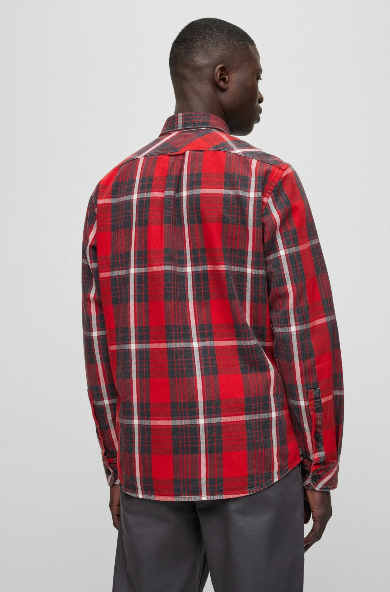 Boss Orange Kariertes Hemd Mit Button-Down-Kragen 10706368 – Bild 4