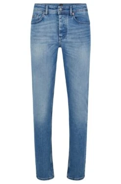 Boss Orange BLAUE TAPERED-FIT JEANS AUS KOMFORTABLEM STRETCH-DENIM 10645682