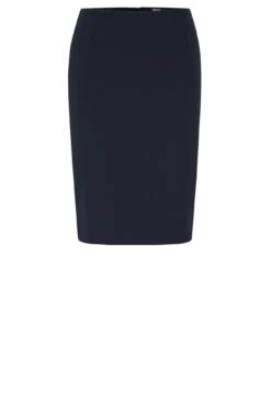 Boss Slim-Fit Bleistiftrock Aus Schurwolle 10681018