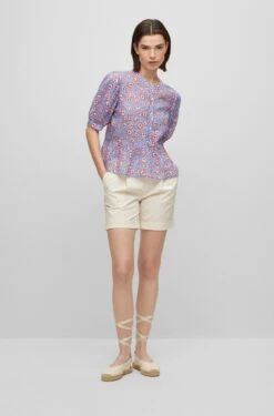 Boss Relaxed-Fit Chino-Shorts Aus Elastischer Bio-Baumwolle 10617774