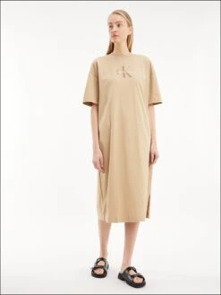 Calvin Klein Jeans MONOLOGO LONG T-SHIRT DRESS 10674906