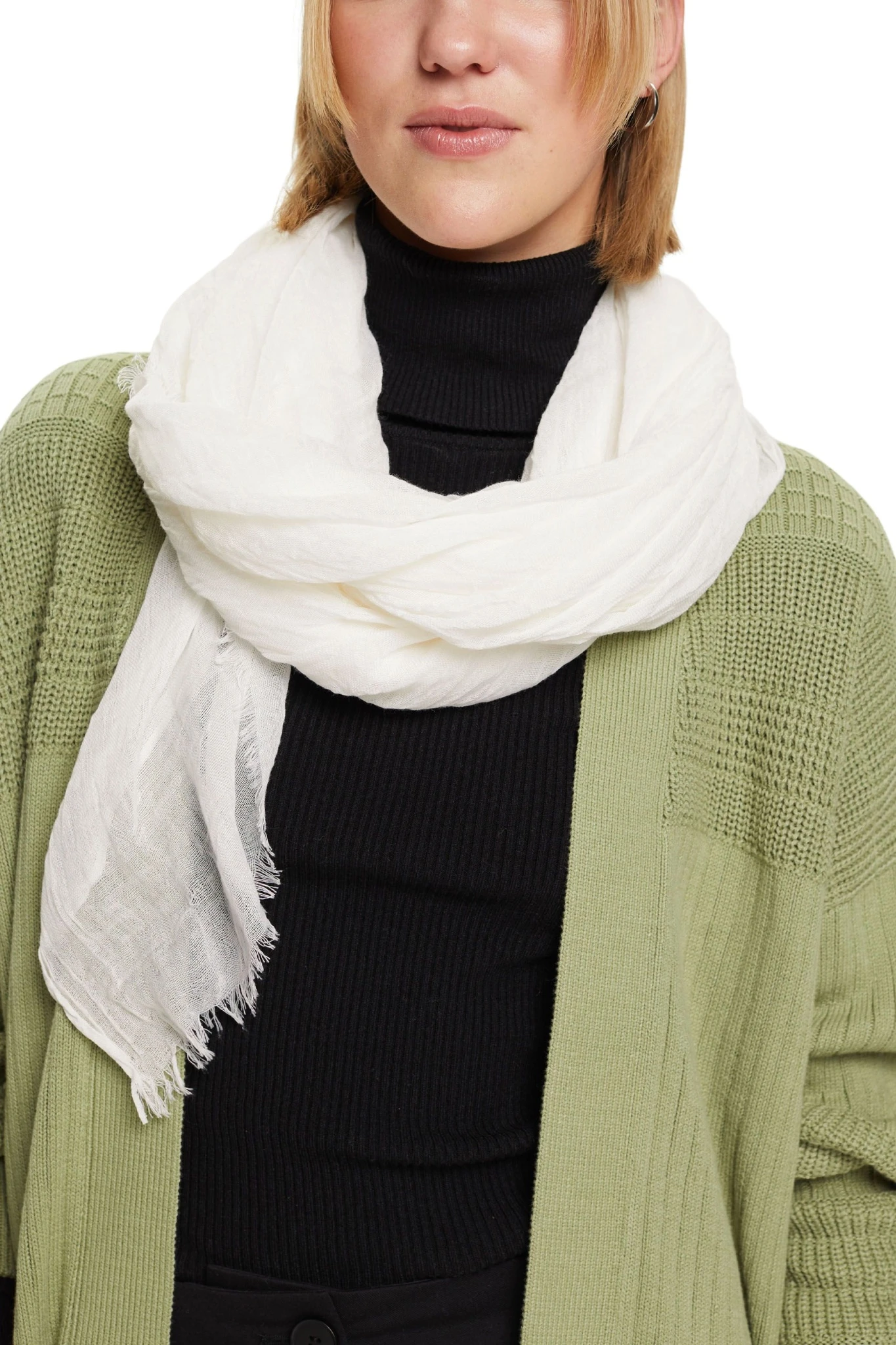 Esprit Casual Schal Mit Crinkle-Effekt 10711764 – Bild 2