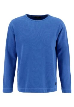 FYNCH-HATTON Fynch Hatton O-Neck, Melange, Waffle Structure 10674270