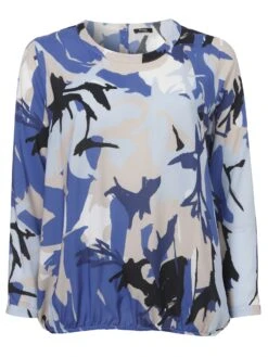 Frapp Bluse Mit Rundhals 10691725