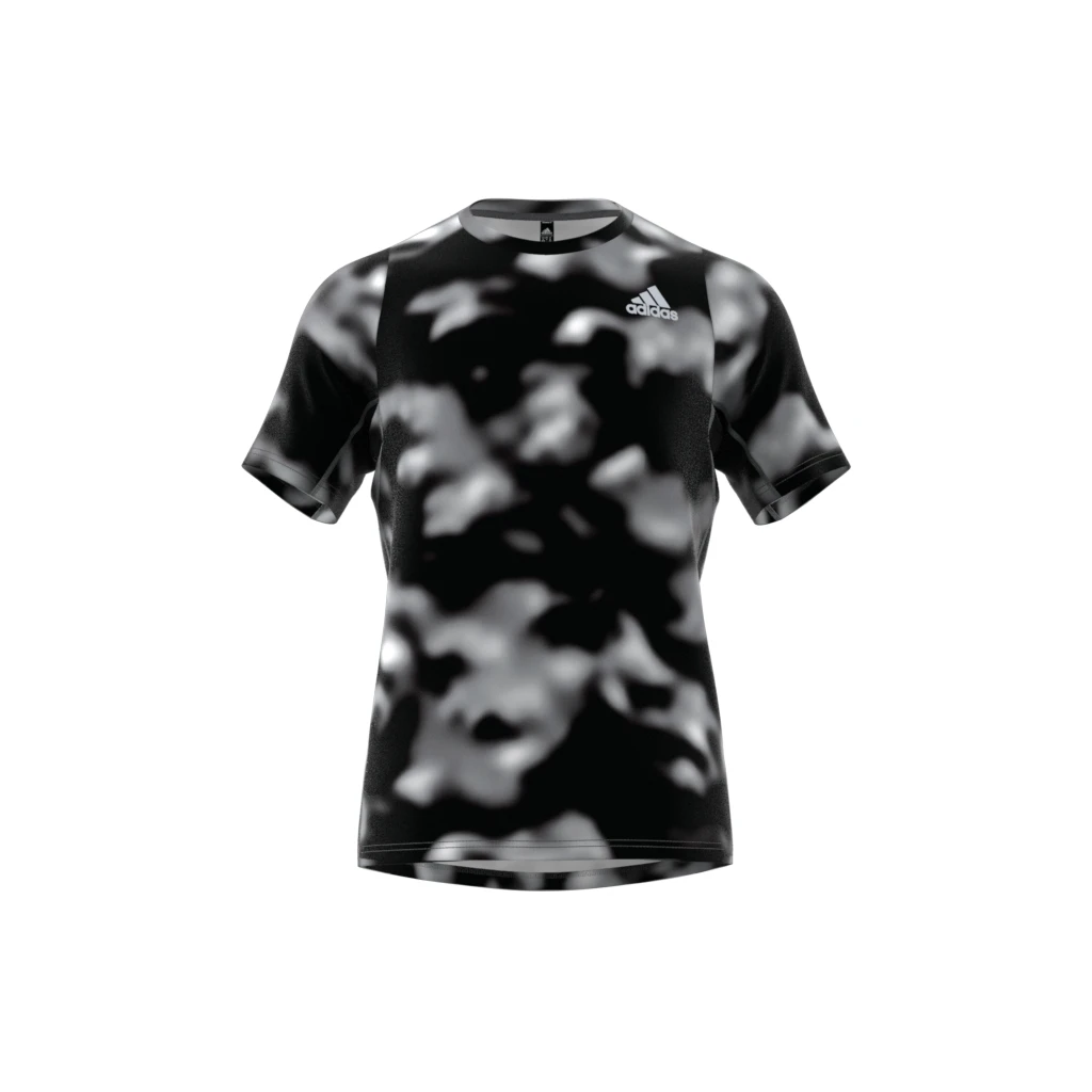 Adidas Run Icons 3-Bar Allover Print T-Shirt 10669465 – Bild 2