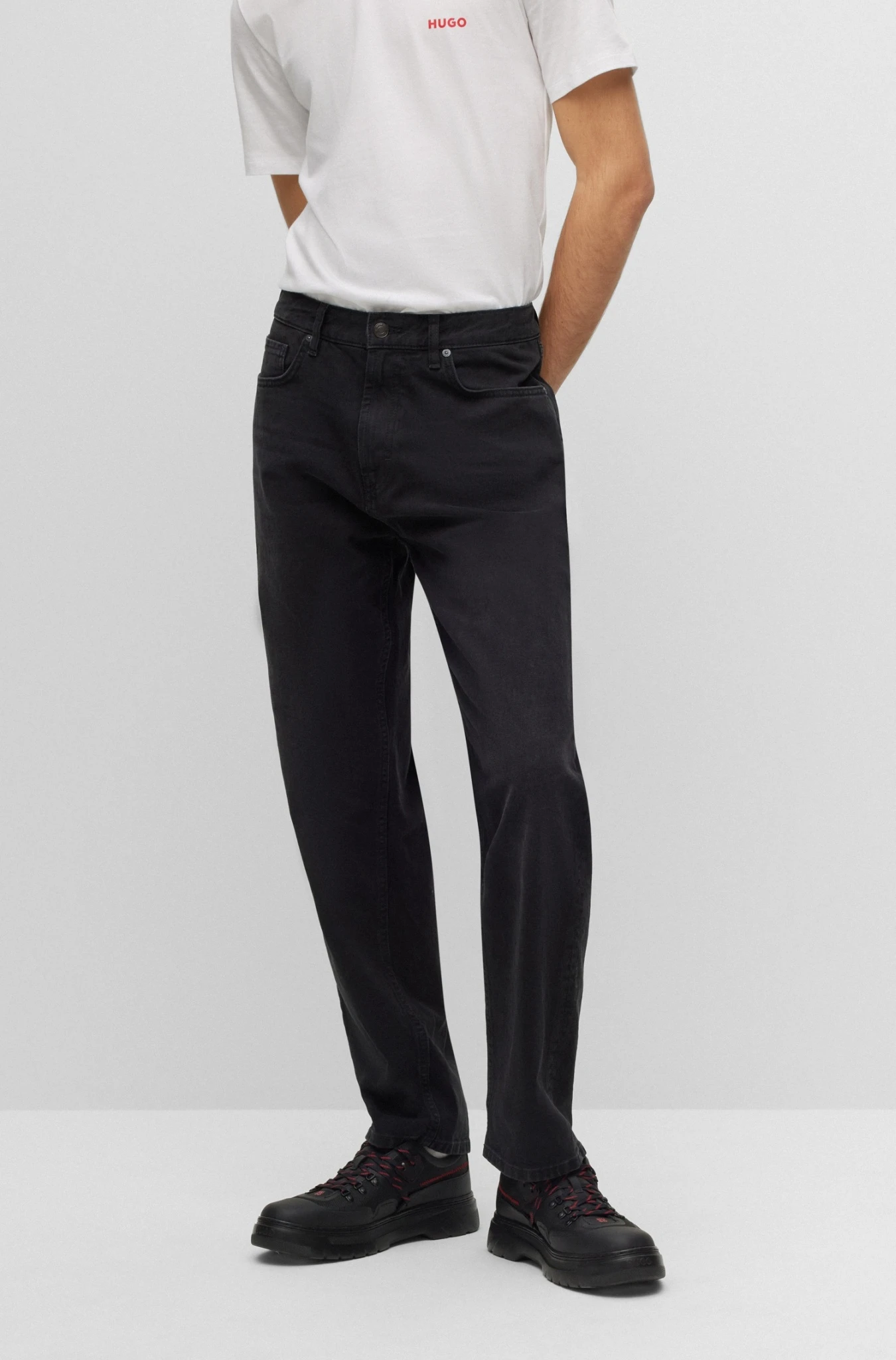 Hugo Regular-Fit Jeans Aus Festem Denim 10706068 – Bild 2