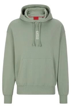 Hugo Relaxed-Fit Hoodie Mit Marker-Logos 10705563