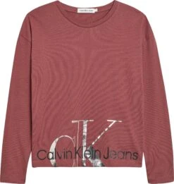 Calvin Klein Longsleeve Mit Logo-Print 10654379