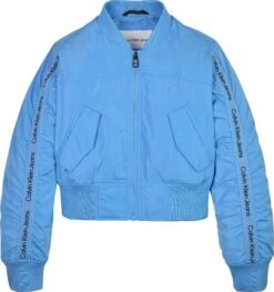 Calvin Klein Cropped Logo-Bomberjacke 10682824
