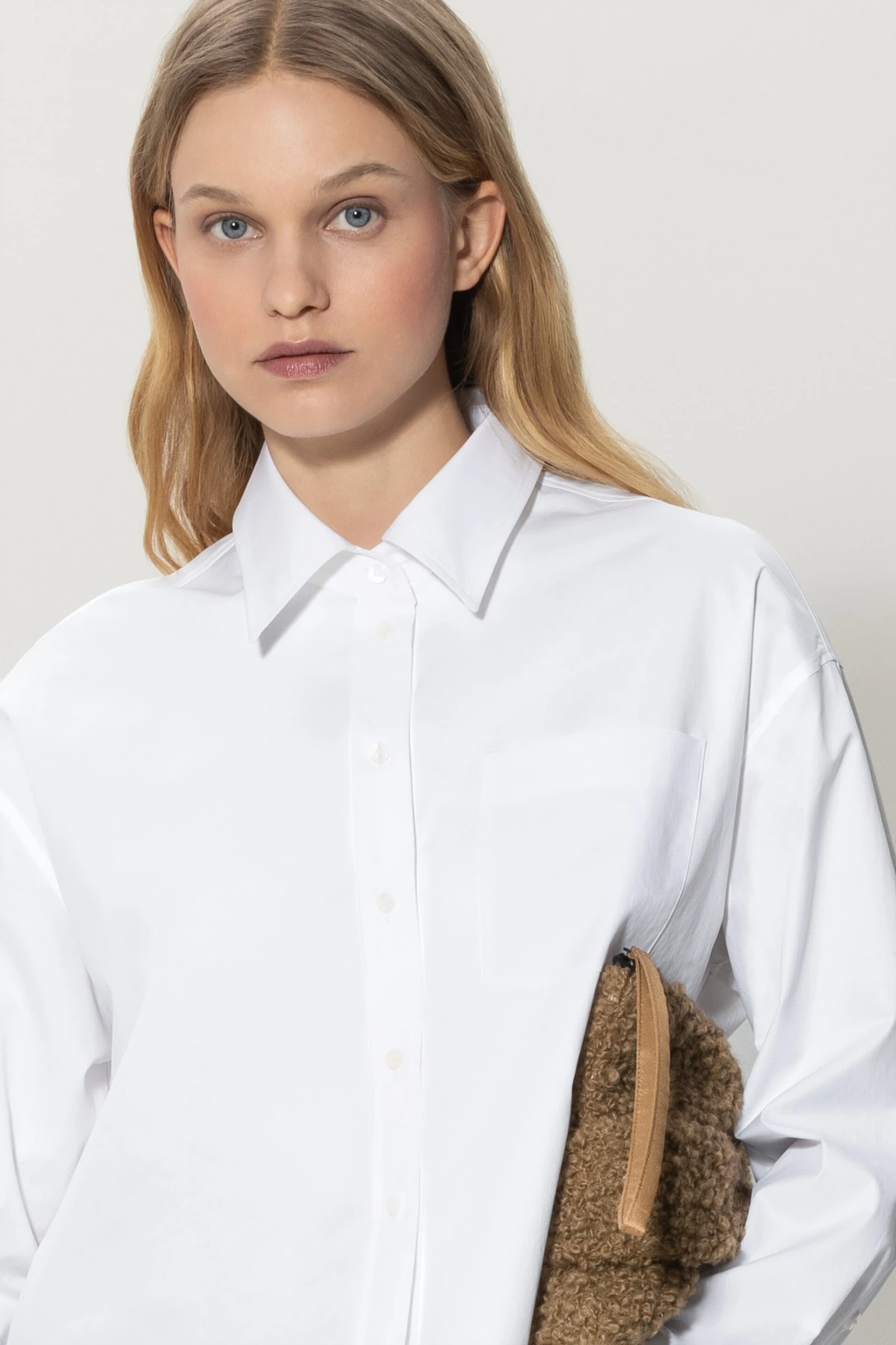 Luisa Cerano Bluse Aus Gabardinestretch 10713025 – Bild 2