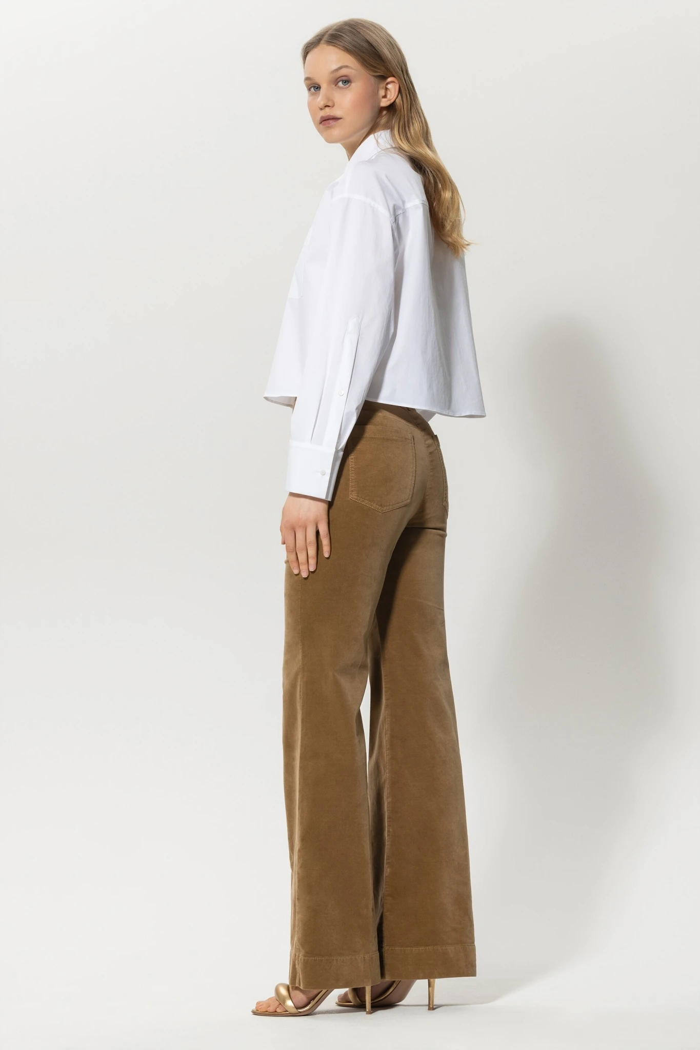 Luisa Cerano Bluse Aus Gabardinestretch 10713025 – Bild 3