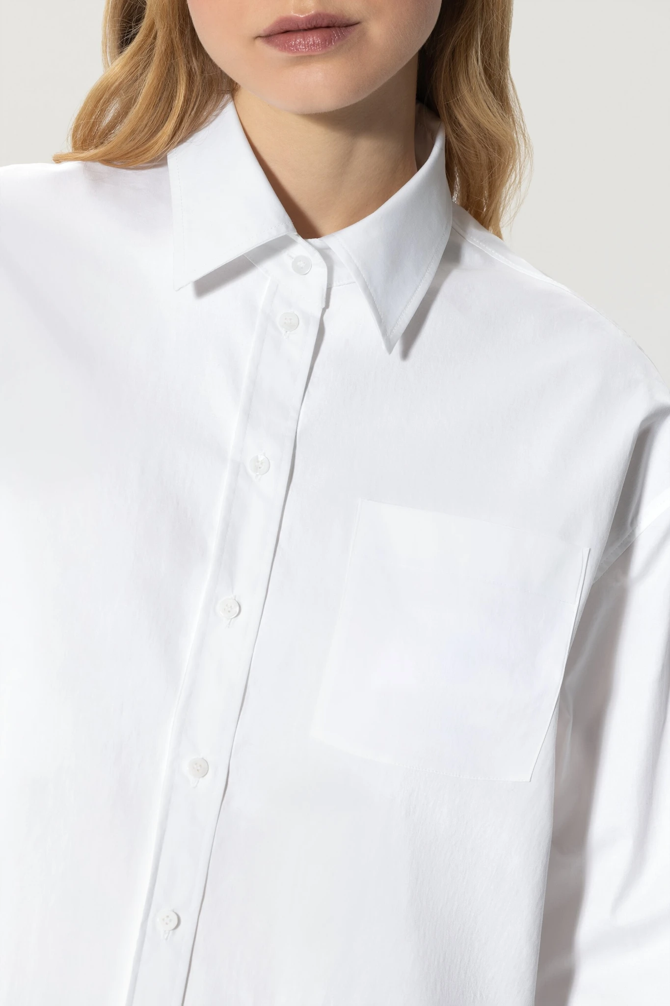 Luisa Cerano Bluse Aus Gabardinestretch 10713025 – Bild 5