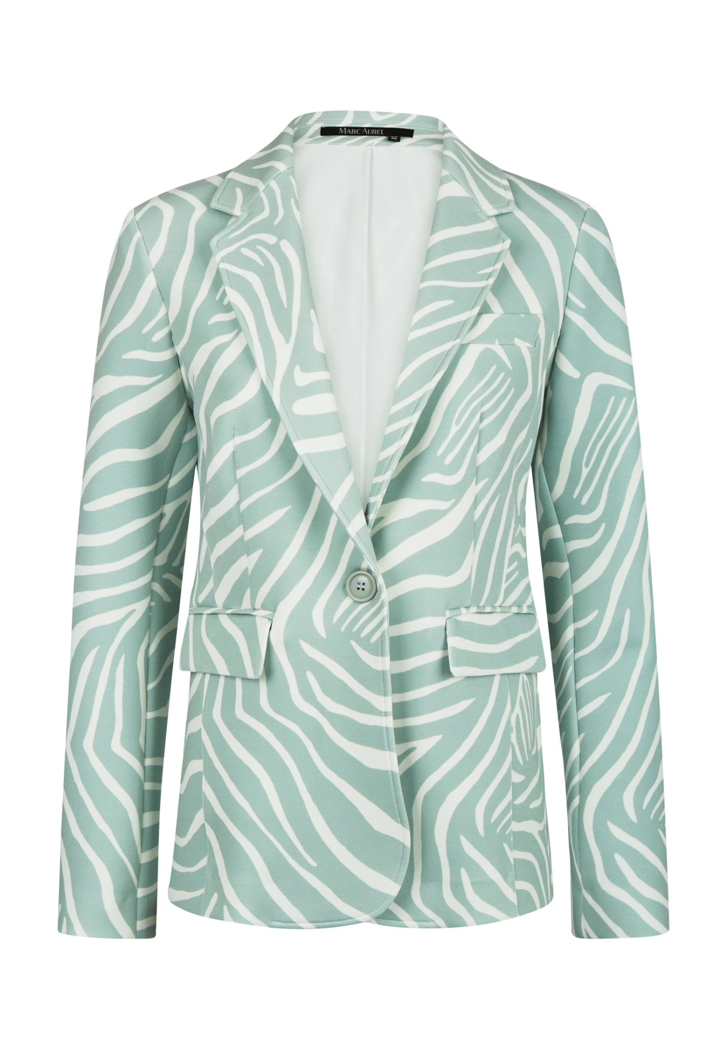 Marc Aurel Jersey Blazer Mit Zebraprint 10717046