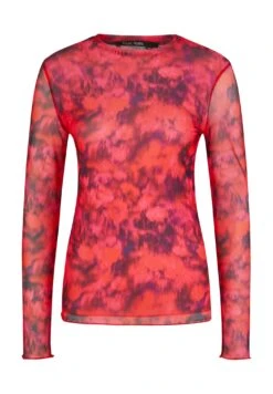 Marc Aurel Tüllshirt Mit Abstraktem Blumenprint 10721859