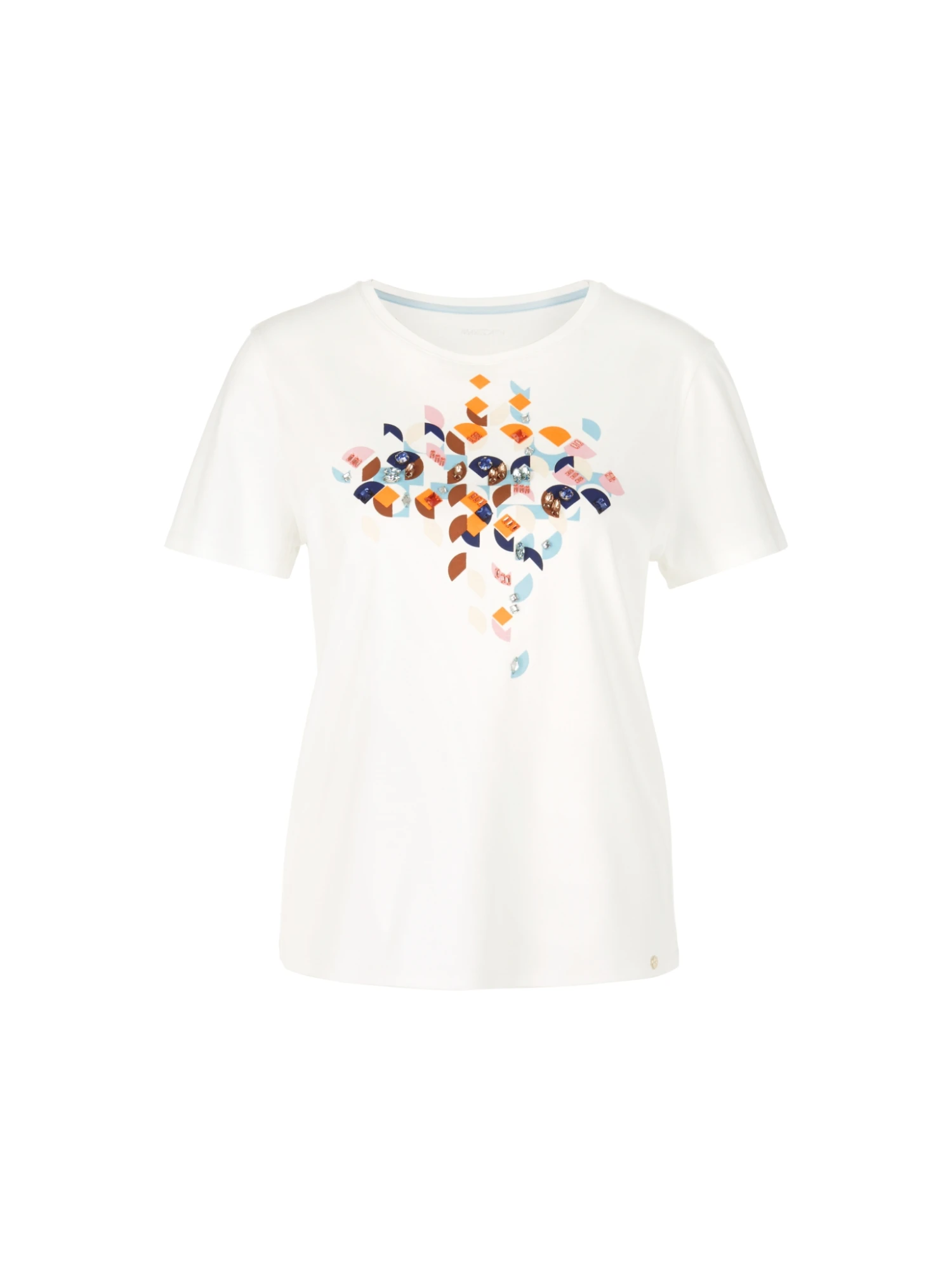 Marc Cain T-Shirt Mit Perlen Und 60ies-Dessin 10681120