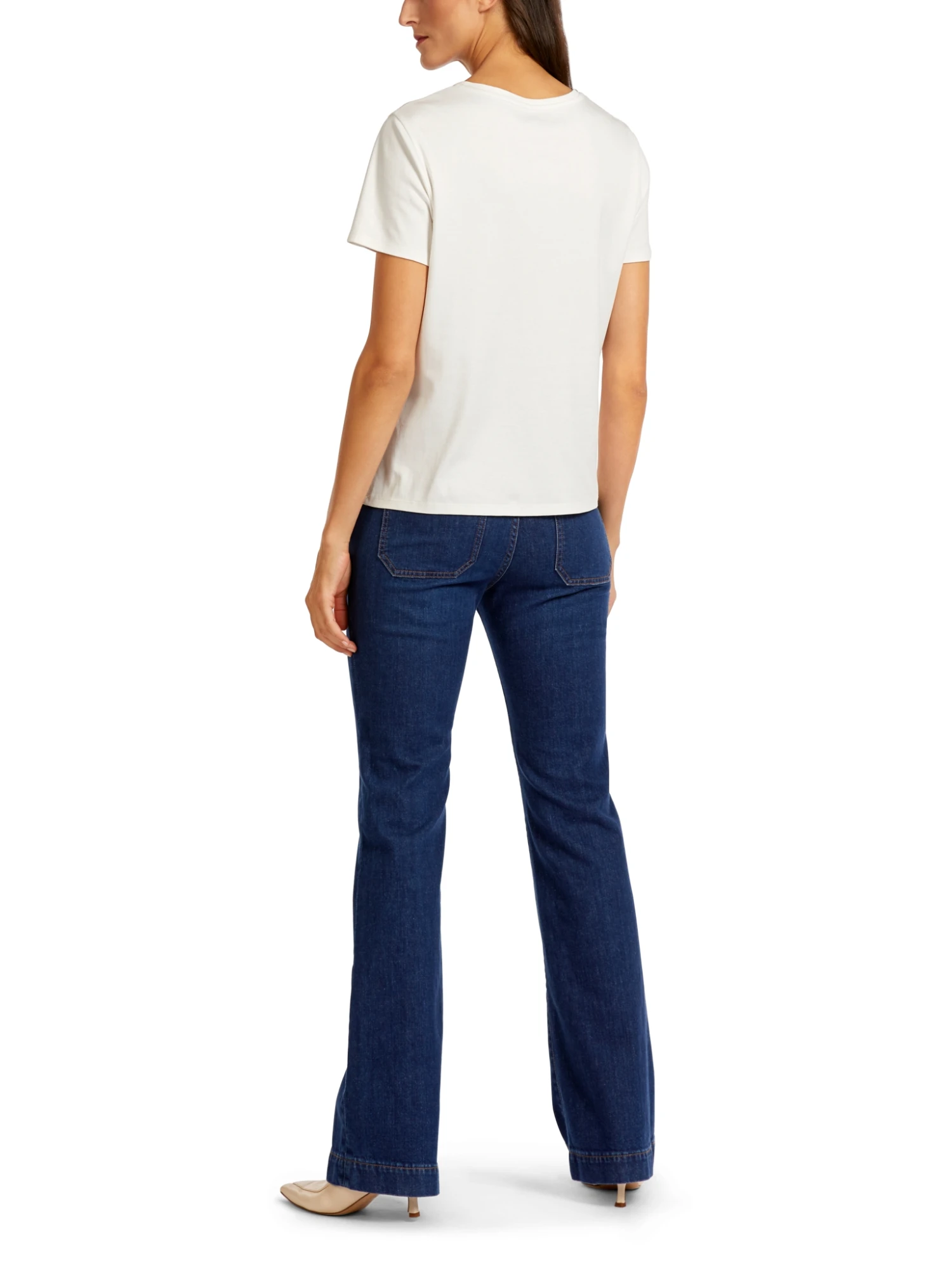 Marc Cain T-Shirt Mit Perlen Und 60ies-Dessin 10681120 – Bild 3