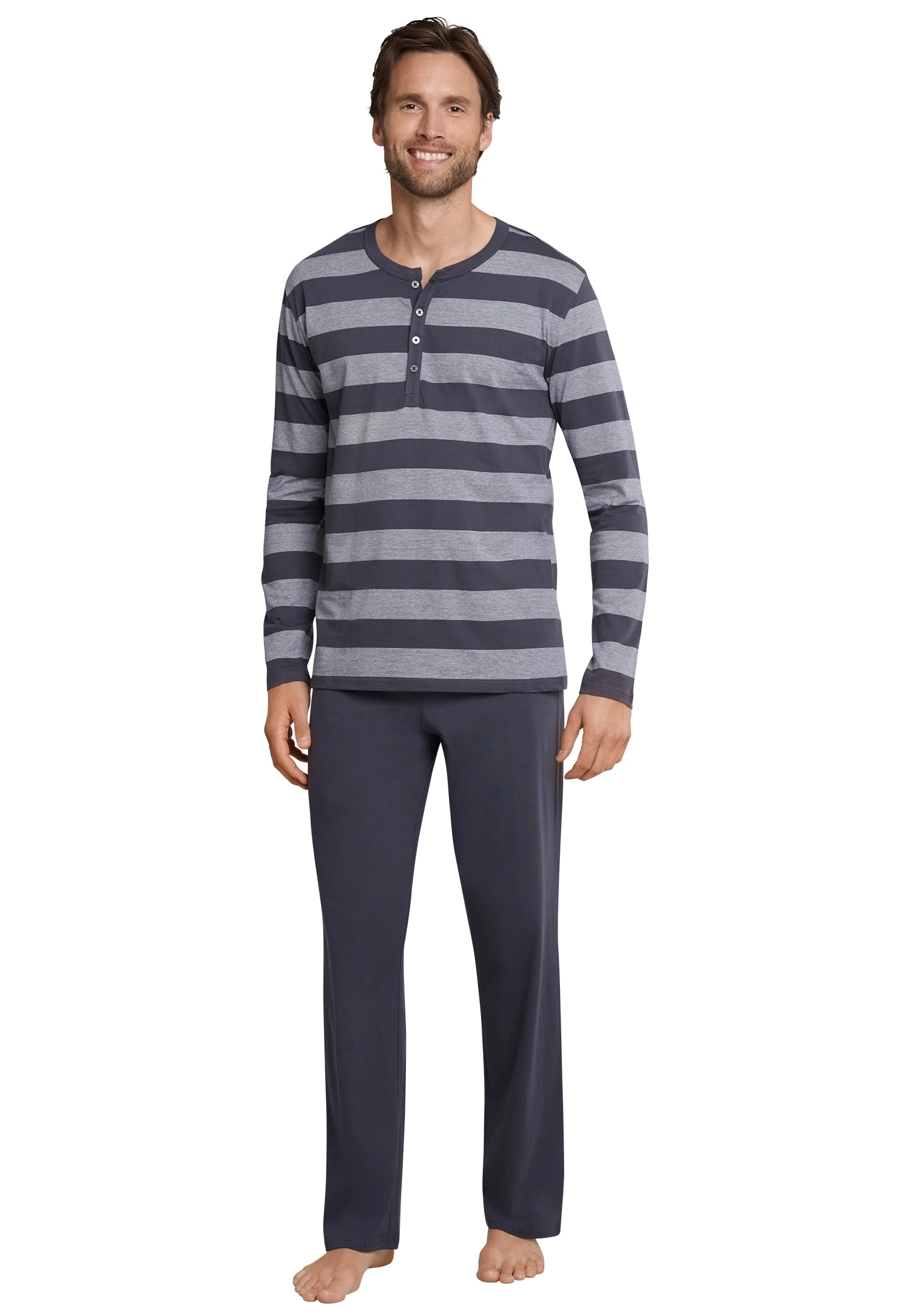 Schiesser SCHIESSER Schlafanzug Lang – Bild 4