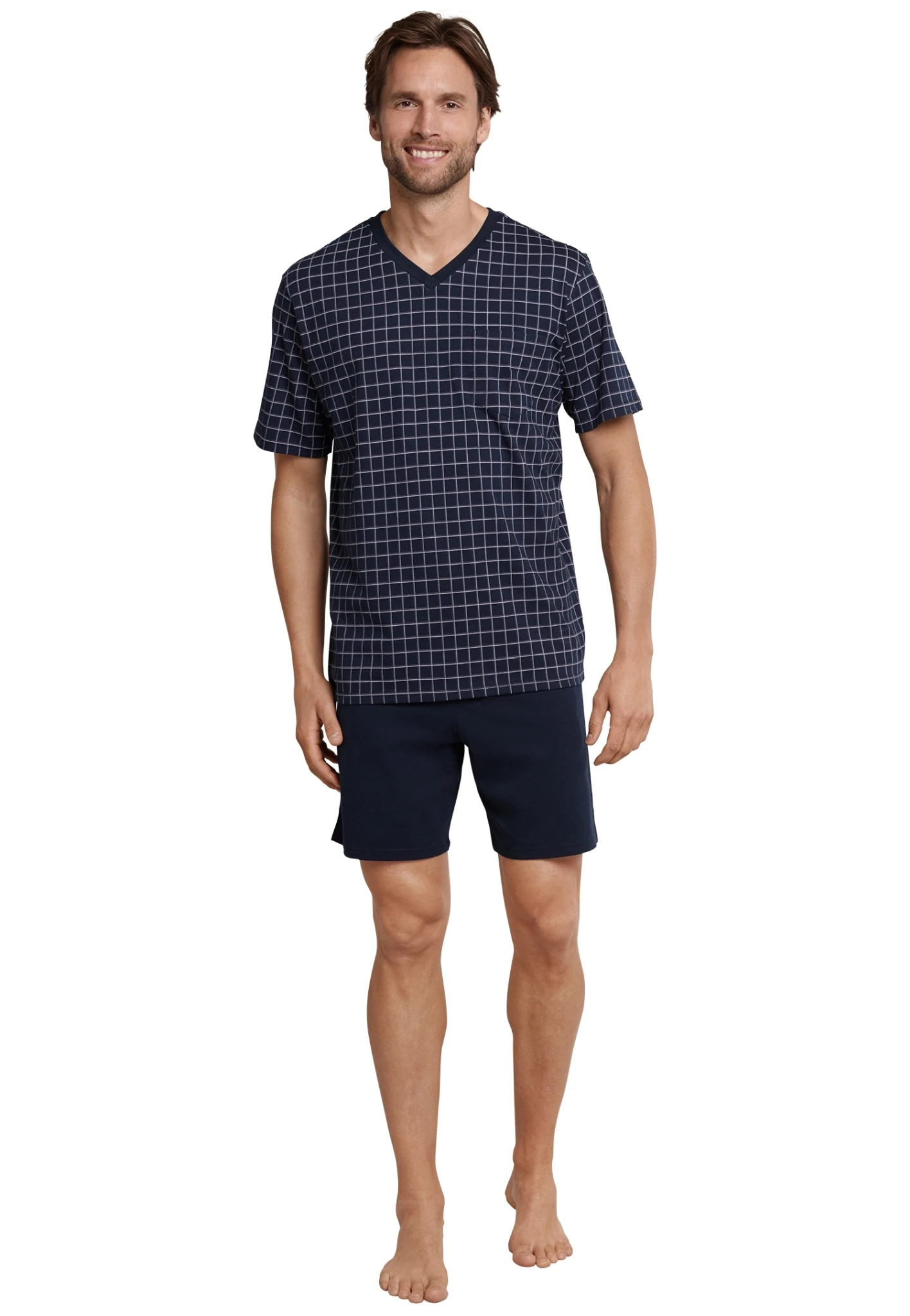 Schiesser Schlafanzug Kurz 10709319 – Bild 4