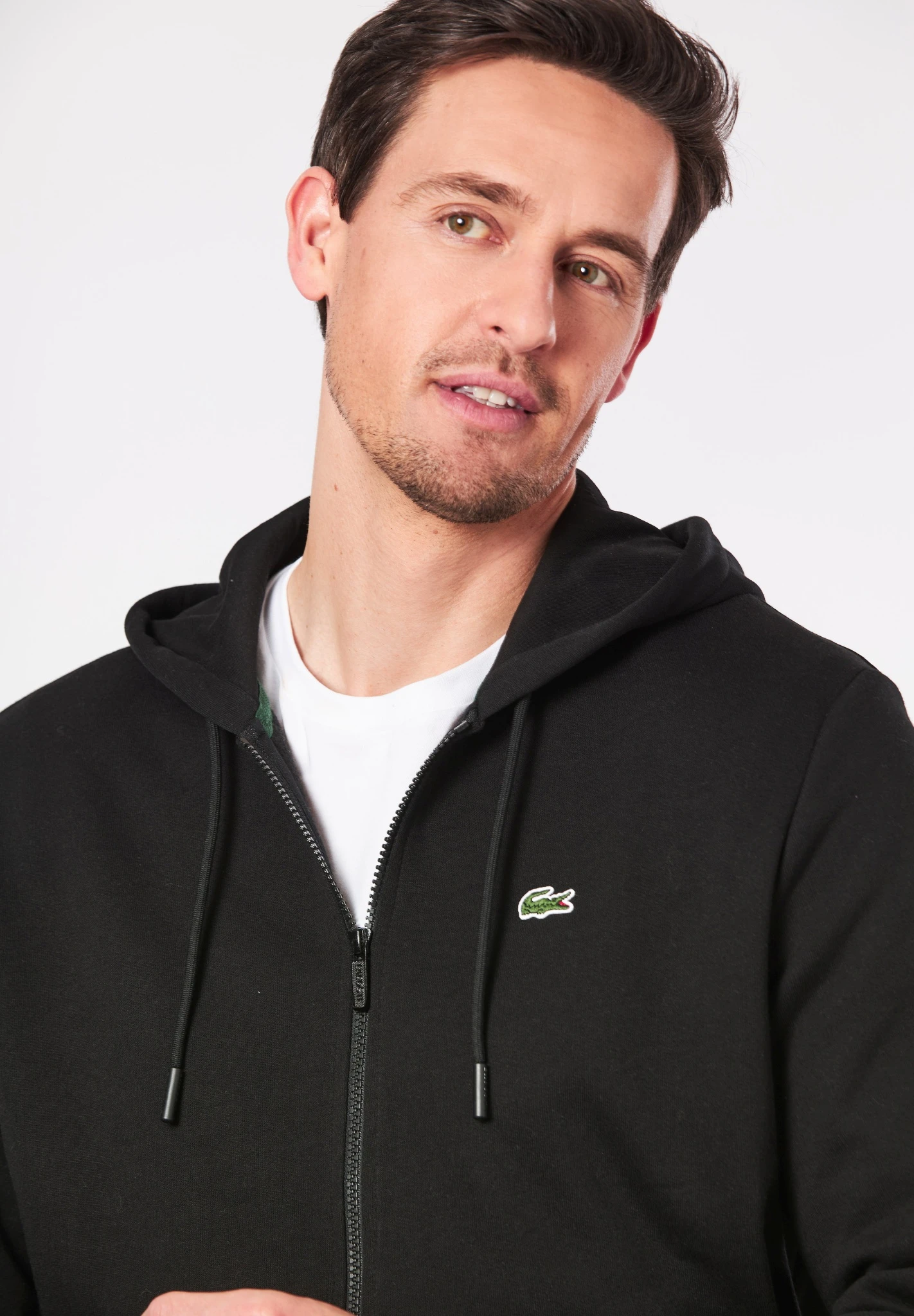 Lacoste Sweatjacke Mit Kängurutasche Aus Fleece 10661286 – Bild 3