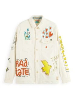 Scotch & Soda LT02-03 Overshirt Mit Stickereien 10691738