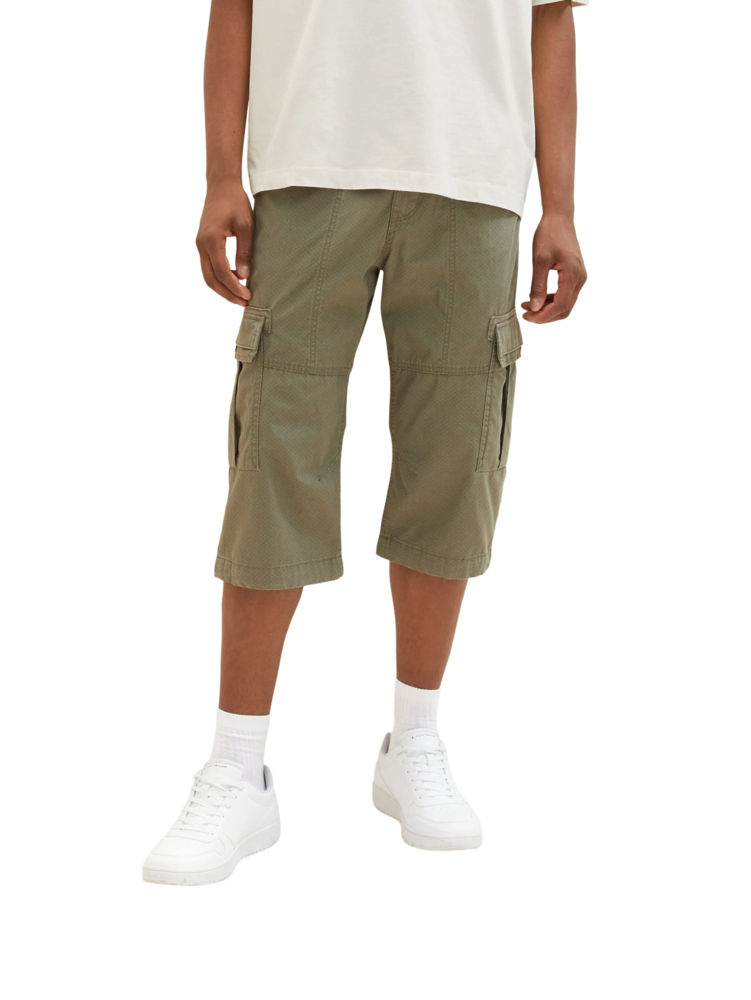 Tom Tailor Gemusterte Cargo Shorts 10720957 – Bild 2