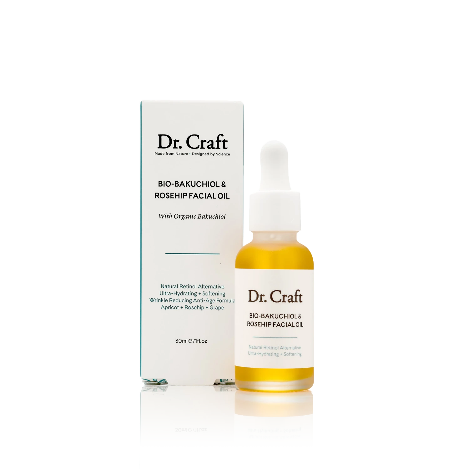 Dr. Craft BIO - BAKUCHIOL & ROSEHIP FACIAL OIL 10692798 – Bild 2